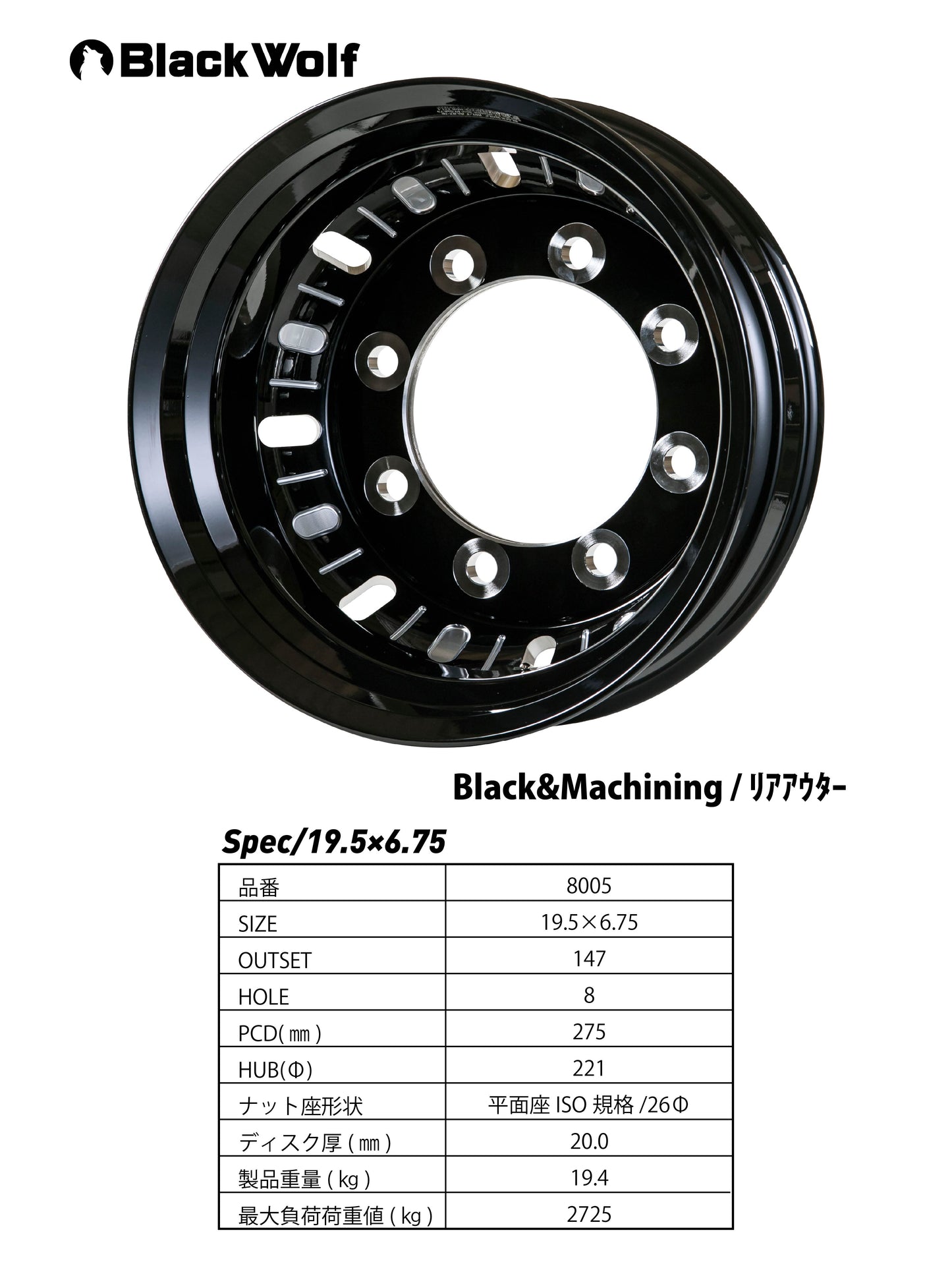 19.5×6.75/8H (新ISO規格/26Φ)