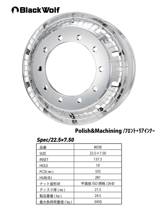 22.5×7.50/10H (新ISO規格/26Φ)
